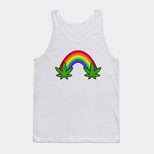 At The End Of The Rainbow Tank Top by Highly Cute